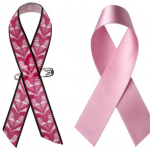 Två varianter av det rosa bandet